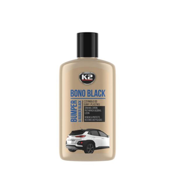 K2 Προστατευτικό γυαλιστικό μαύρων πλαστικών  – Car Care Bono Black 200ml